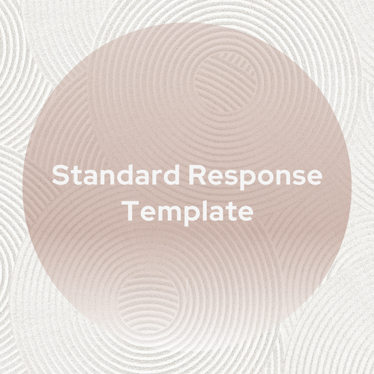 Standard Response Template - Write Answers to Your Most Asked Questions