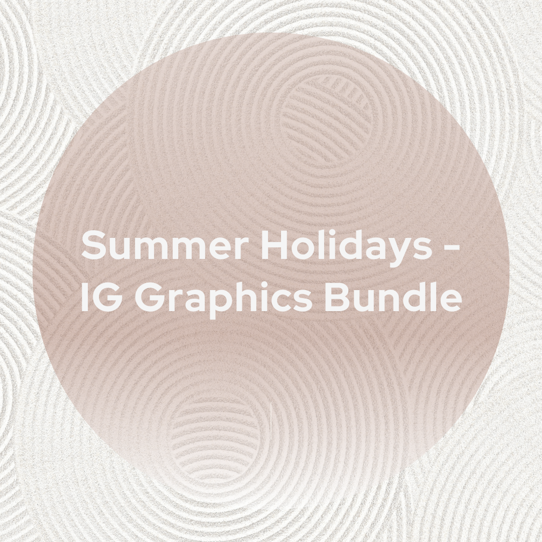 Summer Holidays - Instagram Graphics Bundle