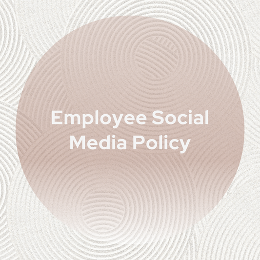 Employee Social Media Policy