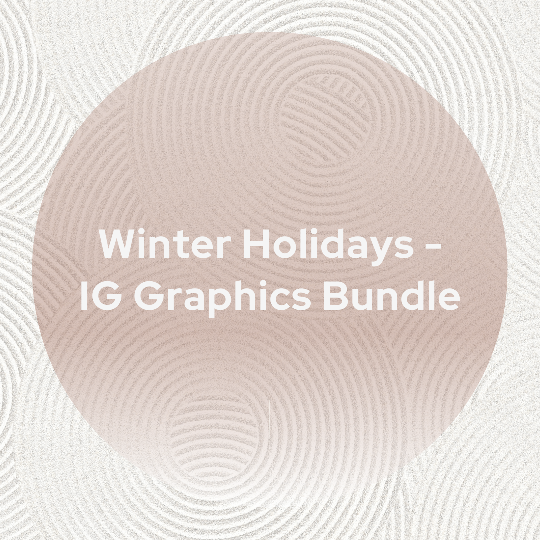 Winter Holidays - Instagram Graphics Bundle